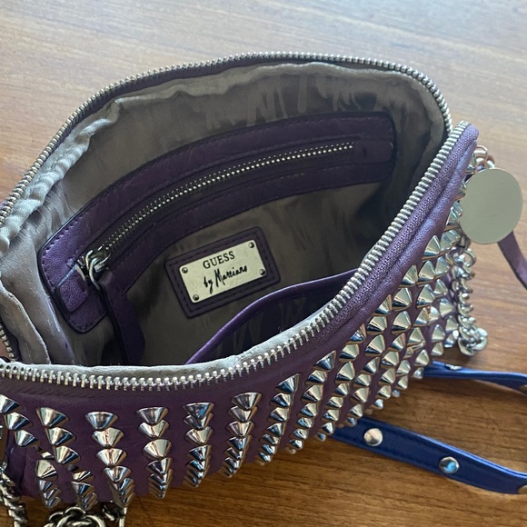 Studded Purple Crossbody Bag - Picture 3 of 3